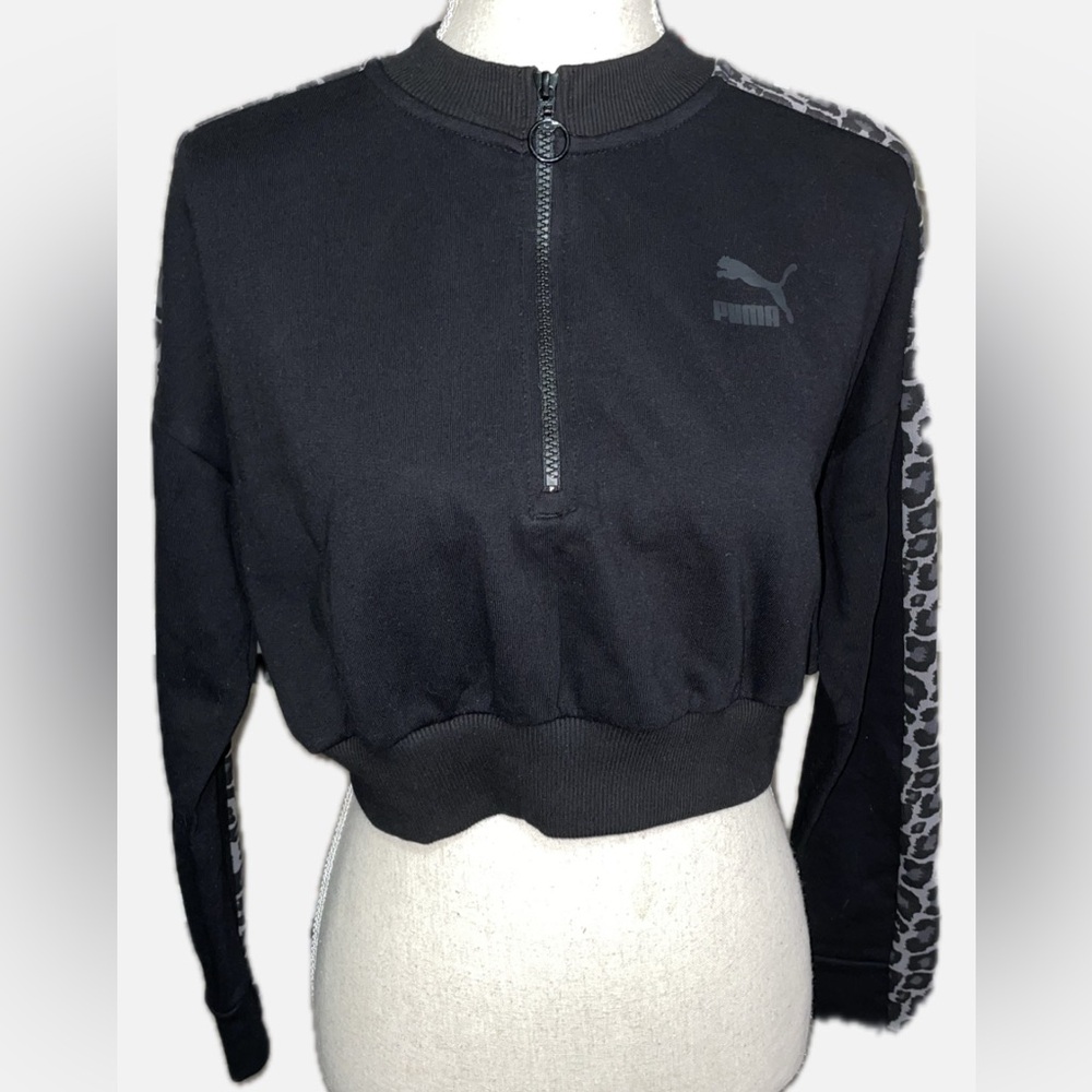 Puma cropped sweater/jacket